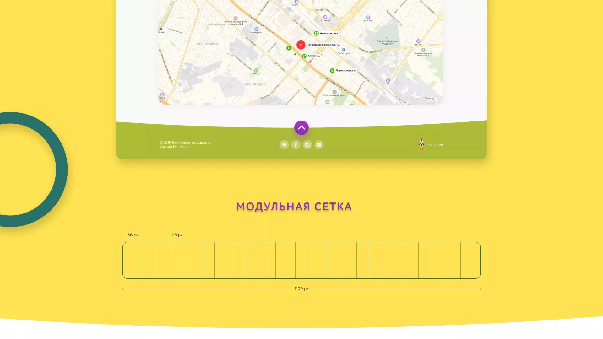Разработка сайта детского активити-клуба «Домик гномика» в Котовске