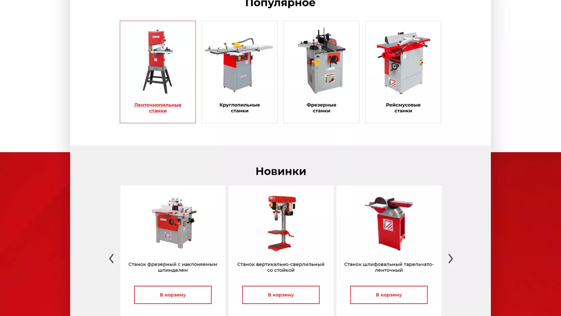 Создание сайта компании «HOLZMANN Maschinen GmbH» в Котовске